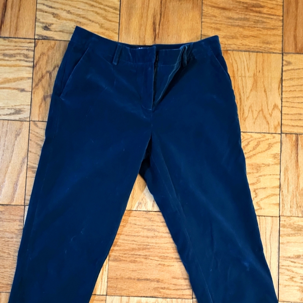 WILDFANG | EMPOWER VELVET SLIM CROP PANT | SEA MOSS GREEN | SIZE 10